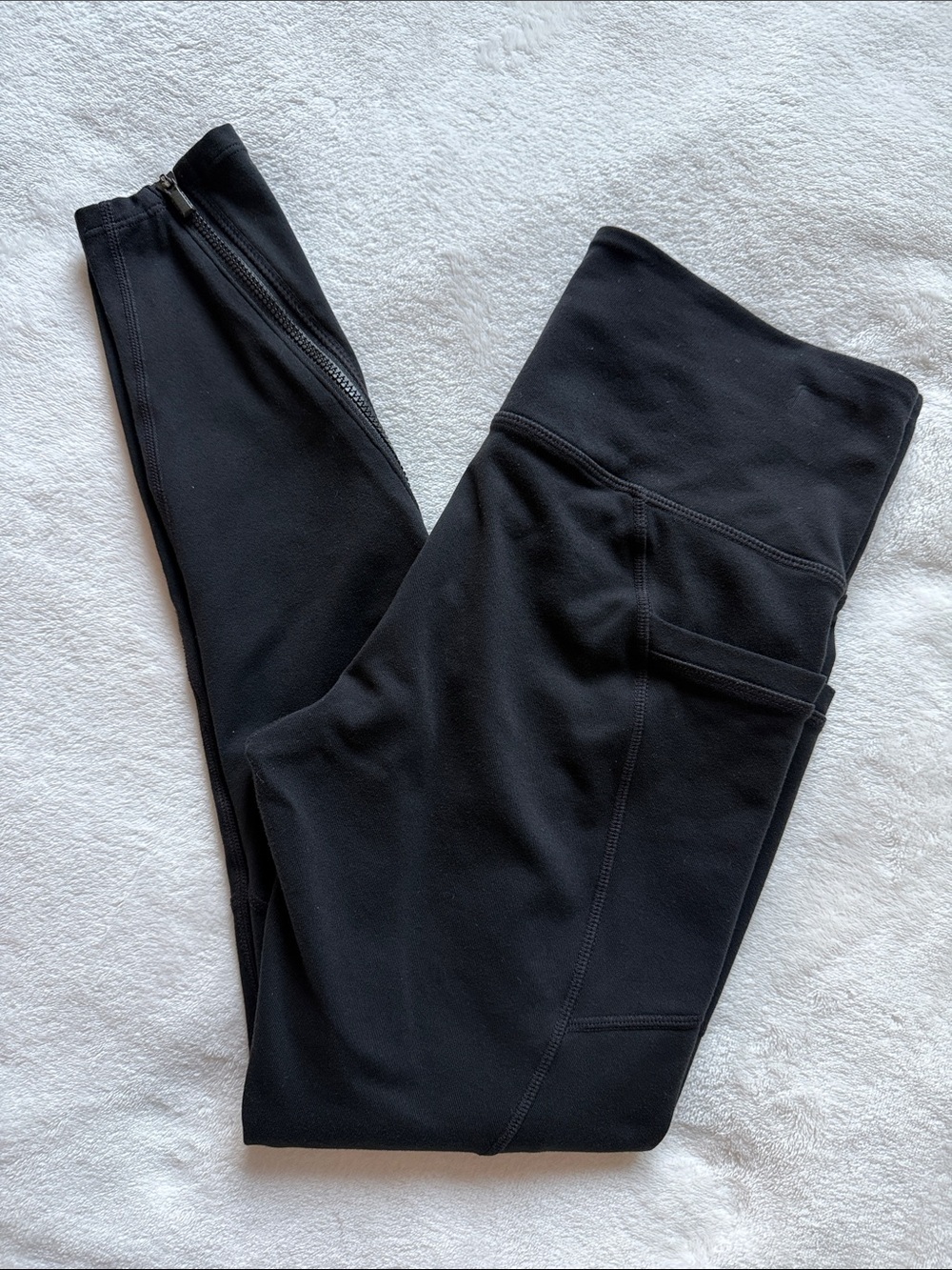Athleta High Rise Chaturanga 7/8 Ankle Zip Leggings S Petite